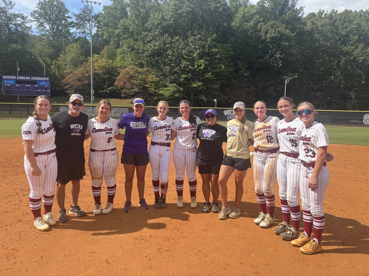 Thank you so much <a href="/Clift_coach/">Jim Clift</a>, <a href="/Mads_Arm2Strong/">Maddie Armstrong</a>, <a href="/JeralynnWells/">Jeralynn_Wells</a>, and the whole staff at WCU!! Loved being able to get good feedback and reps with my team from everyone there! <a href="/CarEliteChild/">Carolina Elite - Child</a> <a href="/FurySoftball44/">Fountain Inn Softball</a>