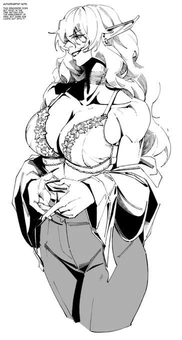 Back then when I created her, never I thought of her being so hot that she could outmatch Yuri, who was designed purely of my taste.

I was so wrong. Ish ticks all the boxes and I can't stop thinking about her. 