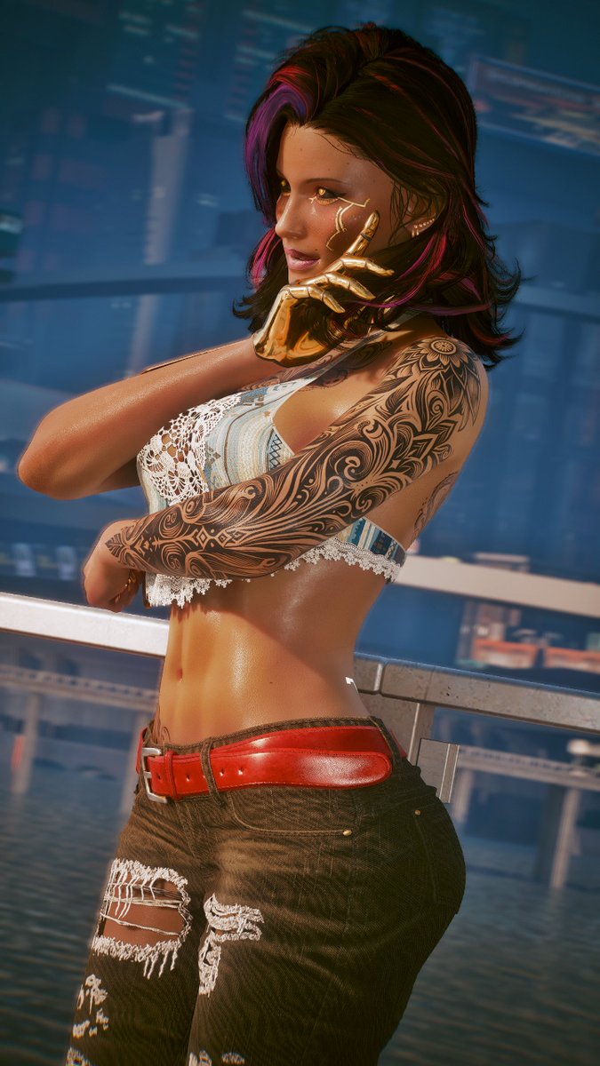 I think I’ve reached Peak Belladonna with this hair. 

#Cyberpunk2077 #CP2077 #Cyberpunk2077Photomode #CP2077Photomode #PhantomLiberty #Photomode #ThePhotomode #VirtualPhotography #WorldofVP