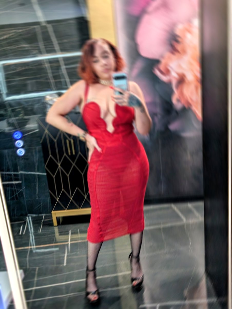 MiselleLaMuse's tweet photo. Birthday behavior: ON. Red silk, sharp heels, soft smile. Pets who know how to act may step forward. Tributes secure attention; devotion keeps it. New snaps + private drops later on my Fanvue. #NYFW #NYFW2025 #GrownAndSexy #MiselleLaMuse #findom #mommydom https://t.co/D53oItfiCw