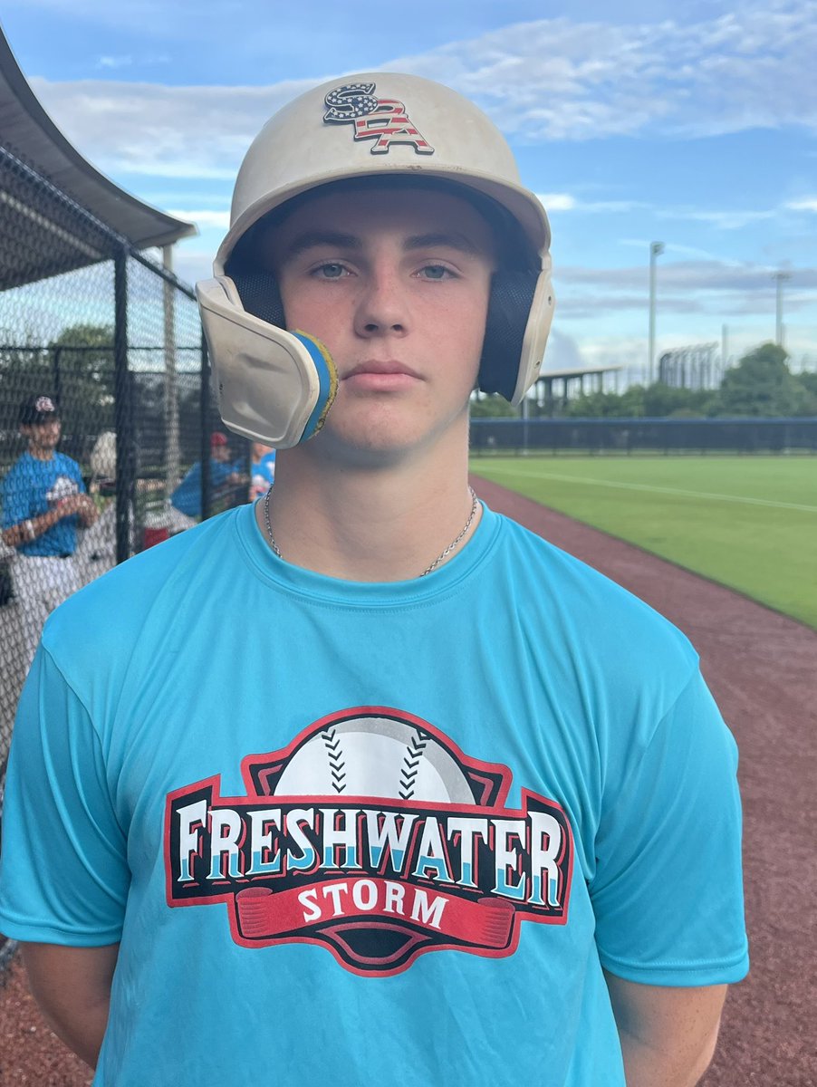 PrspCntSports's tweet photo. 2028 LHP Zack Mannes (Melbourne CC) turned in an outstanding pitching performance for the Freshwater Storm in their quarterfinal win at Prospect Wire-West Palm Beach today. He threw a CG shutout on 81 pitches and 7 K as his fall season is off to a tremendous start. https://t.co/RFiwsDLahY