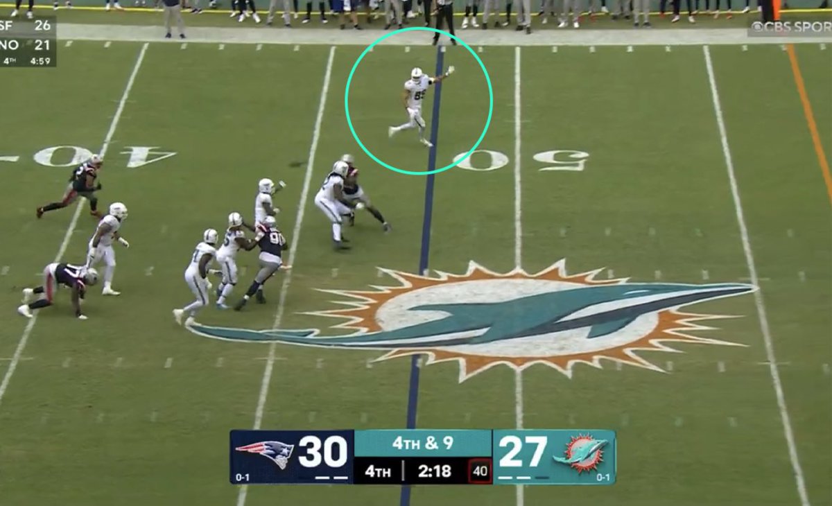 An interception was thrown on this play.