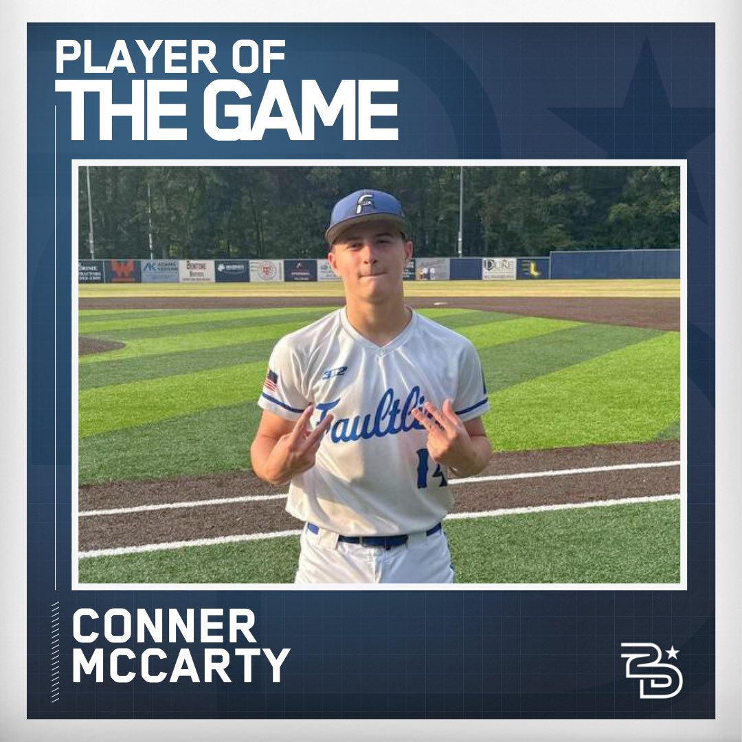 2DsportsbsbTN's tweet photo. ⭐️Player of the Game⭐️       

Conner McCarty
@Faultline18     

#2DMemphis
@MarucciSports https://t.co/GSZSEYzYhu