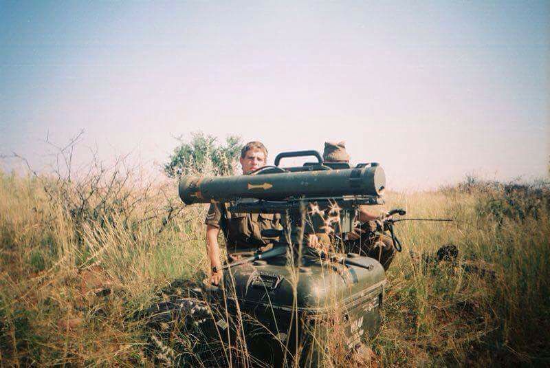 Milan Missile team during the South African bush war.