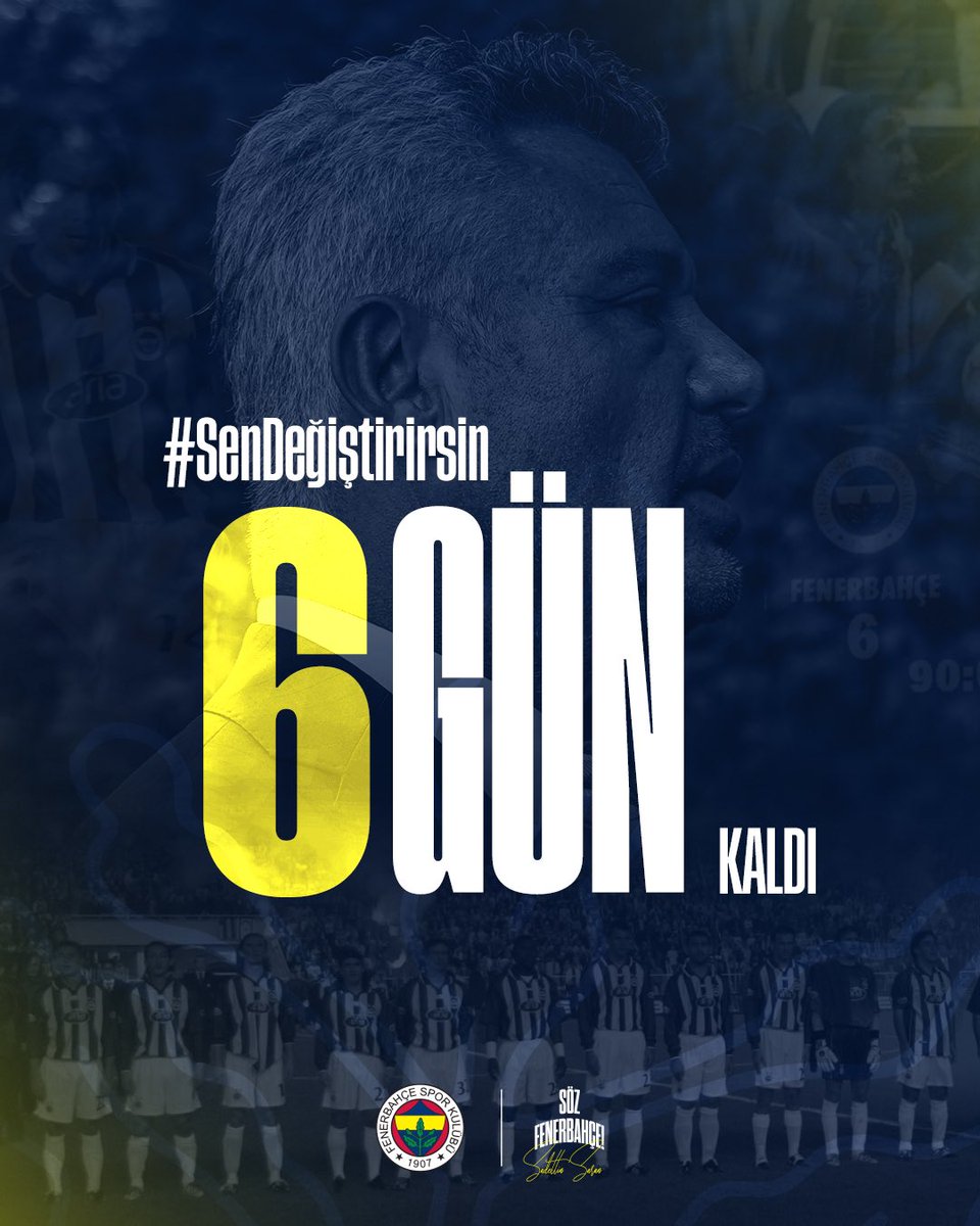 Son 6 gün.

Taraftarın içinden bir yönetim geliyor!

#SenDeğiştirirsin 🗳️