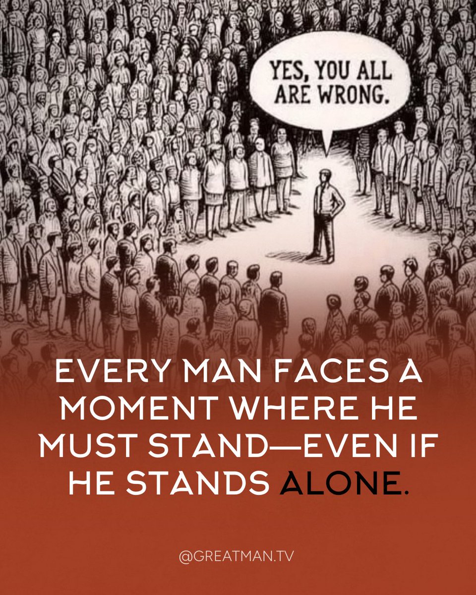 GreatManTV's tweet image. Engaged men don’t follow the crowd—they lead it. #Leadership #Masculinity #Motivated