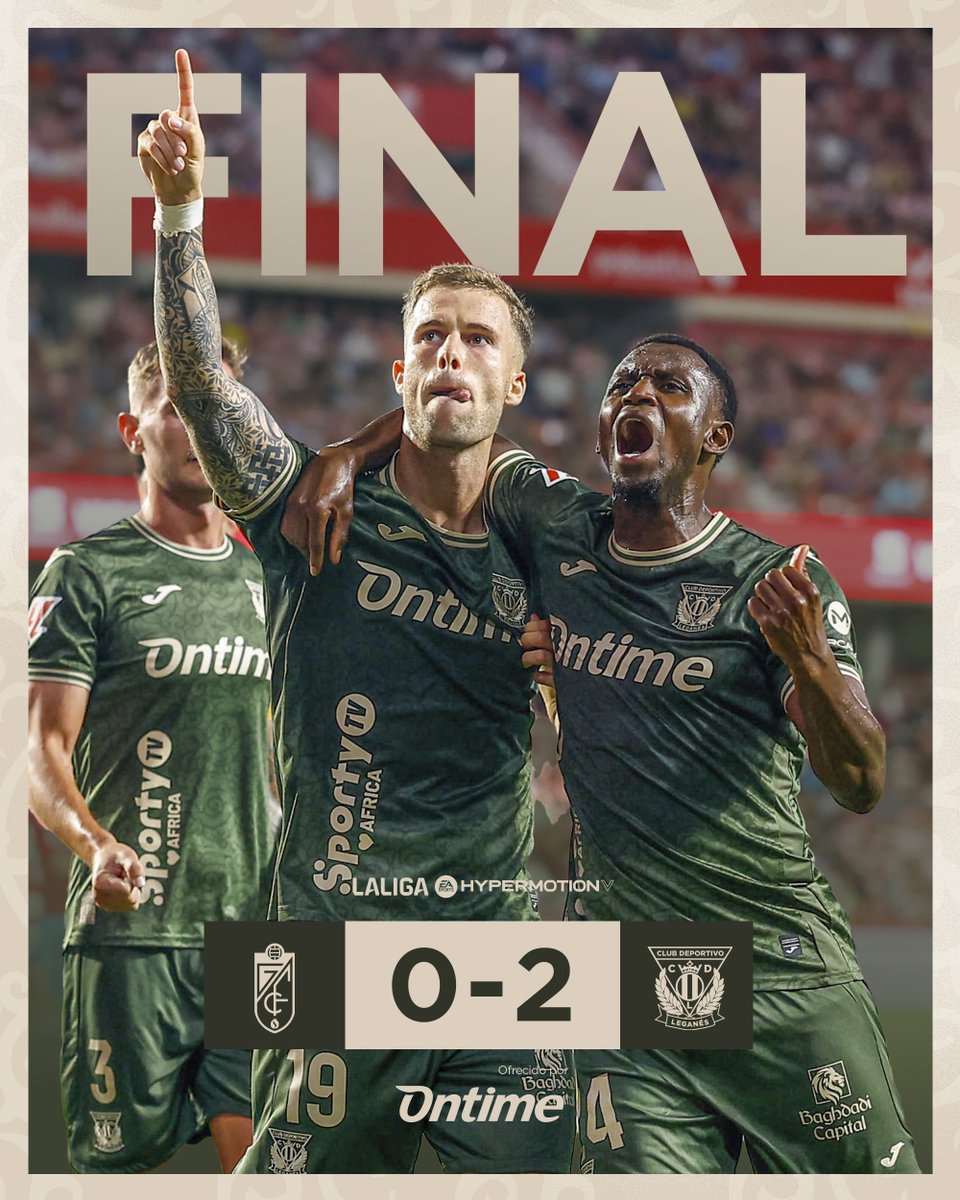 CDLeganes's tweet image. 💪 ¡FINAAAAAAAL EN GRANADA! EL +3 SE VIENE PARA LEGANÉS. ¡¡VAAAAAMOS LEGA!! 🥒

#GranadaLeganés