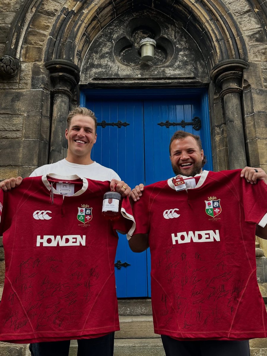 OUR BIGGEST GIVEAWAY YET! 🦁🥃.

Win:
• 2 x @pierraschoemies &amp; @duhanvandermerwe Signed British &amp; Irish Lions Rugby Jersey’s🦁
• 1 x Legacy Edition Hirundine Whisky 🥃

To enter:
 1. Follow @againstthegrainwhiskyltd
 2. Tag your matchy-matchy partner in the comments
