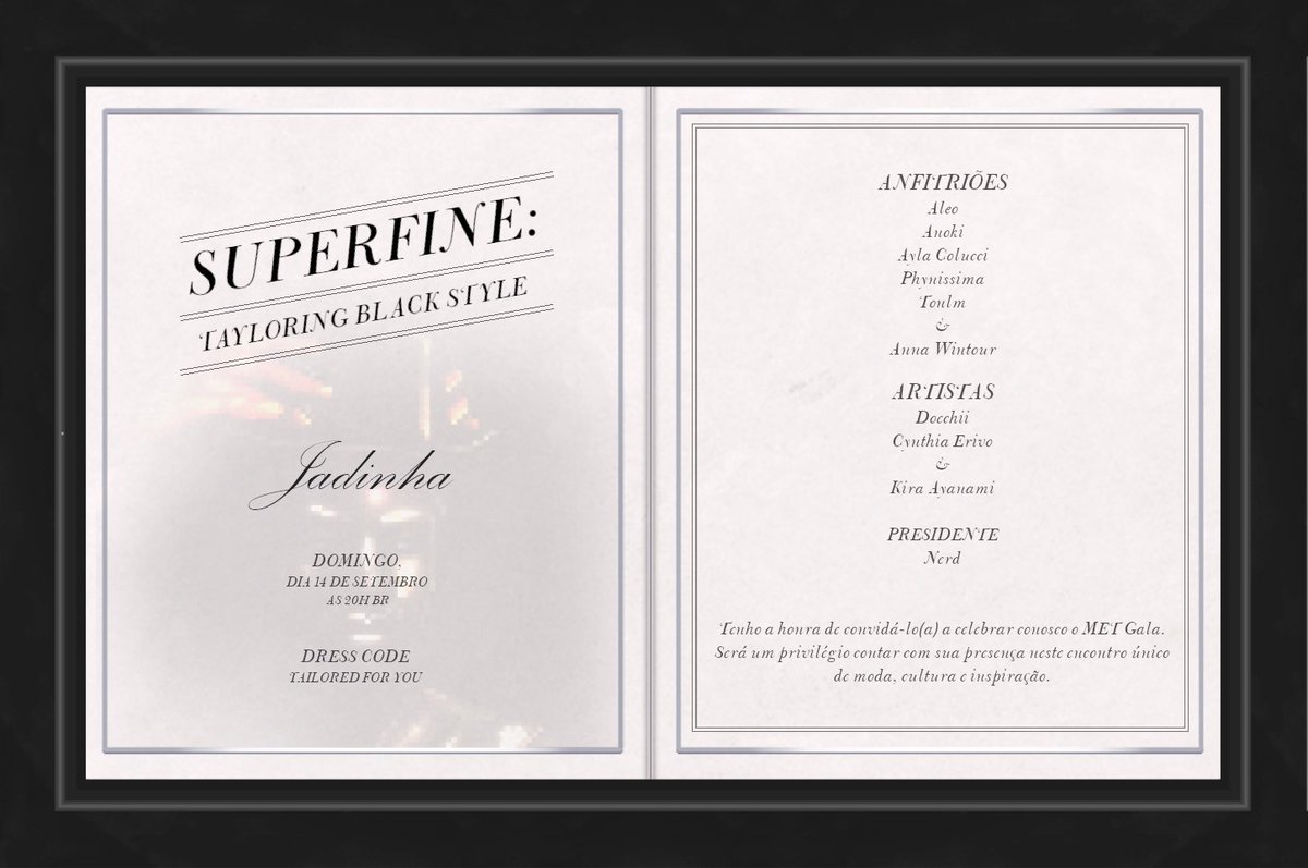 Convite do evento mais que maravilhoso Met Gala 2025.Estou lisonjeada em prestigiar esse momento único que acontecerá no <a href="/MeuHabblet/">Habblet</a> . 📸💖

 📆Data: 14 de Setembro de 2025.
🕗 Horário: 20 horas (BR) 22 horas (PT)

#MetGalaVogue 

<a href="/VogueHabblet/">Vogue Habblet</a>