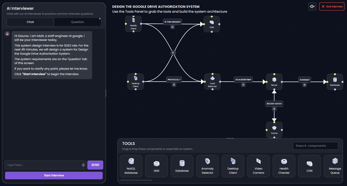 gkcs_'s tweet image. There is no Leetcode for System Design.
Yet.
That's what we are launching at InterviewReady.