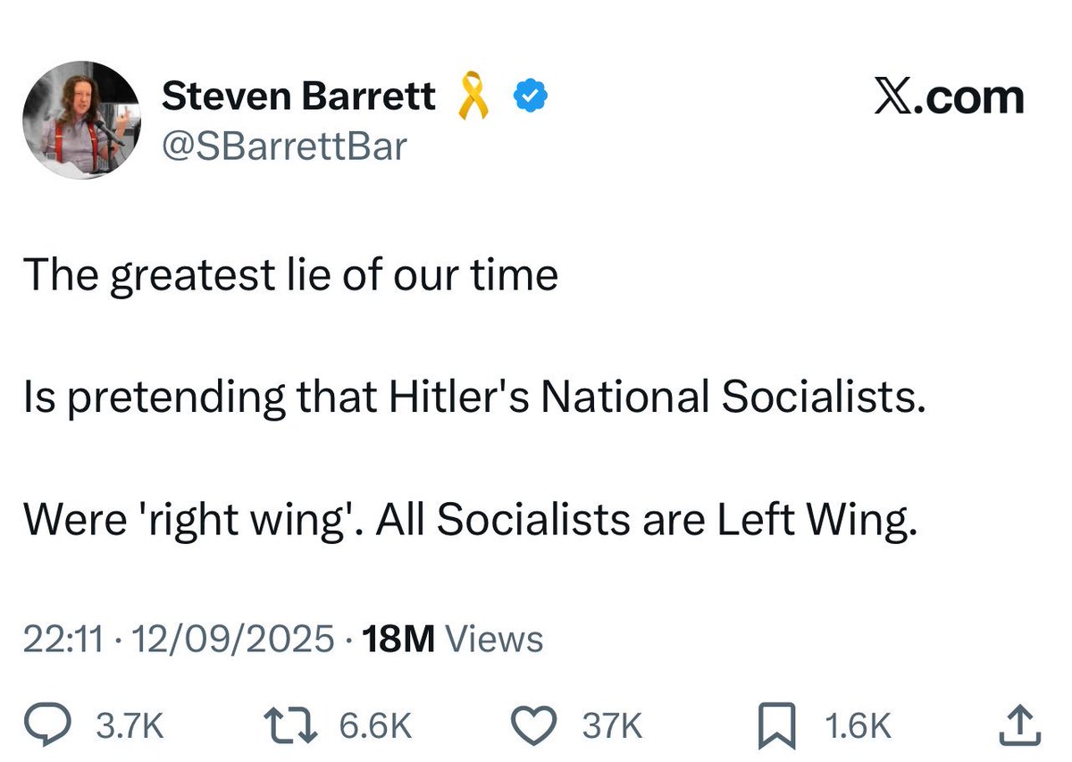 This man is apparently a barrister. To be fair, he’s shunned and ridiculed by his peers in the legal field.

Here is, repeating a Nazi myth that originated in 1934 and was busted in… 1934.

He should be struck off.