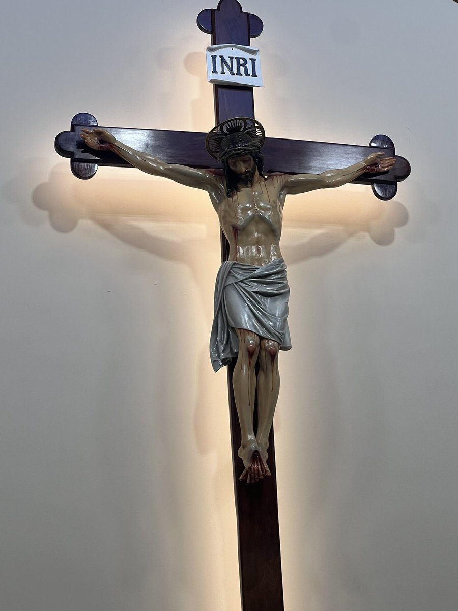 INRI is an acronym for the Latin phrase Iesus Nazarenus Rex ludaeorum, translated as:

“Jesus the Nazarene, King of the Jews.”
