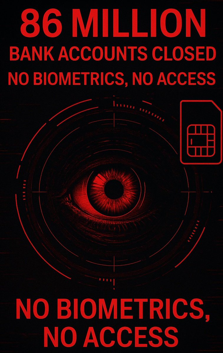 ronin19217435's tweet image. 🚨💯💣 86 million bank accounts shut down overnight.
Vietnam. Thailand. South Asia.
No cash. No access. Only face + digital ID.
Are you ready when this comes West🤔

When money requires your face, freedom no longer belongs to you👌