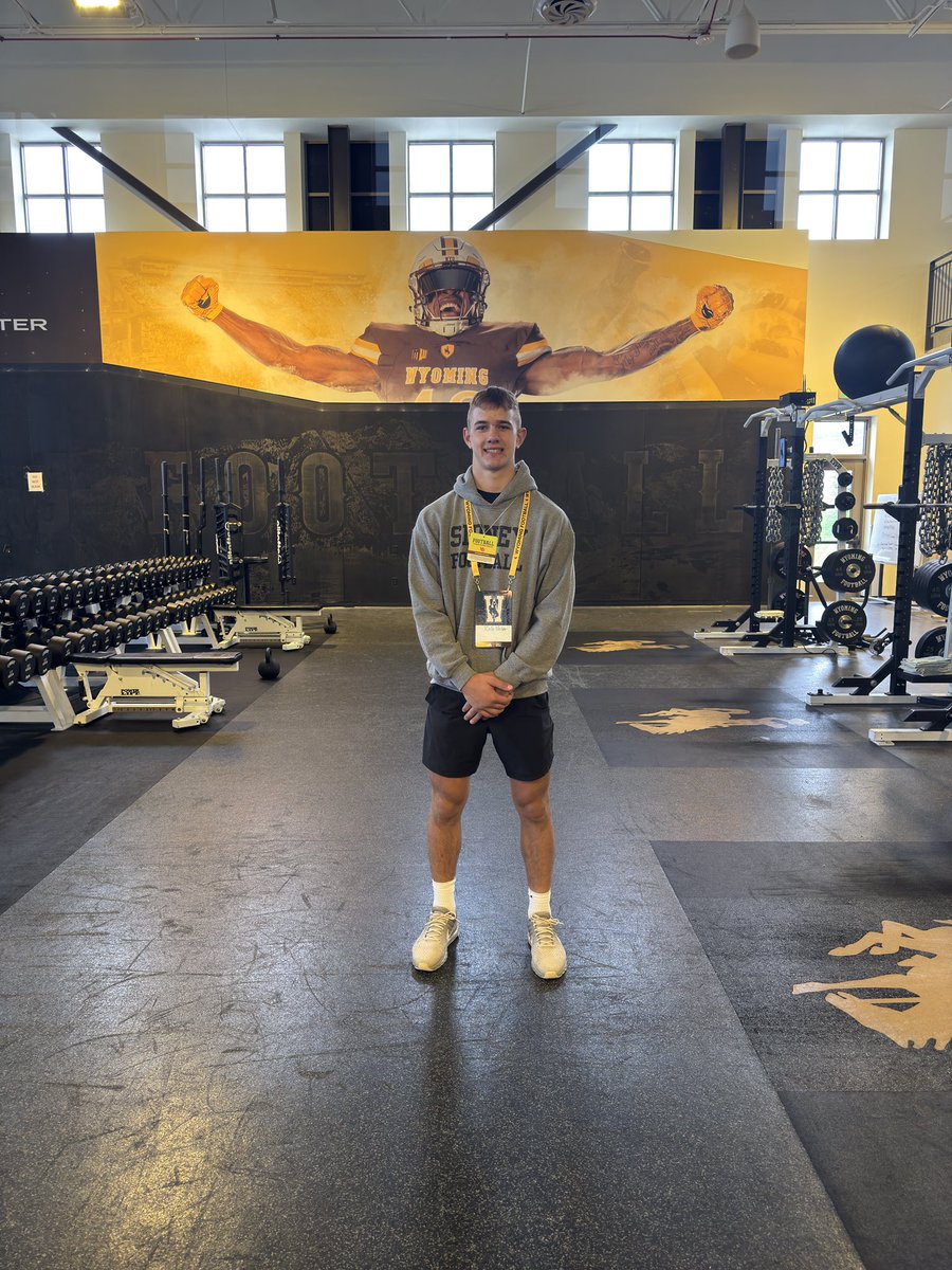 Thank you <a href="/WyoFBRecruiting/">Wyoming Football Recruiting</a> for the invite to the game yesterday.  Enjoyed the visit and the game day atmosphere!  Go Pokes! <a href="/JamoBrown_/">Jamison Brown</a> <a href="/Coach_SBMoore/">Shannon Moore</a> <a href="/wyo_football/">Wyoming Cowboy Football</a>