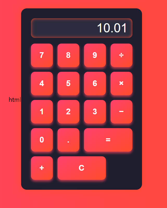 chima41591's tweet photo. Throwback 🧮
When I was still learning HTML, CSS &amp; JavaScript, I built this calculator.
Small projects → big progress. 🚀
#JavaScript #WebDev #CodingJourney https://t.co/azDURfXFS9