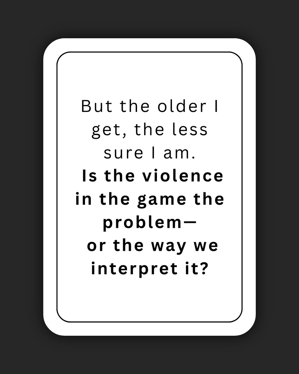 dqjackso's tweet photo. When I was younger, I devoured On Combat and On Killing. I read about the psychology of violence, about how exposure could desensitize people. I came away believing violent video games were dangerous—shaping aggression, dulling empathy, creating risk. https://t.co/dwGFWkxUJl