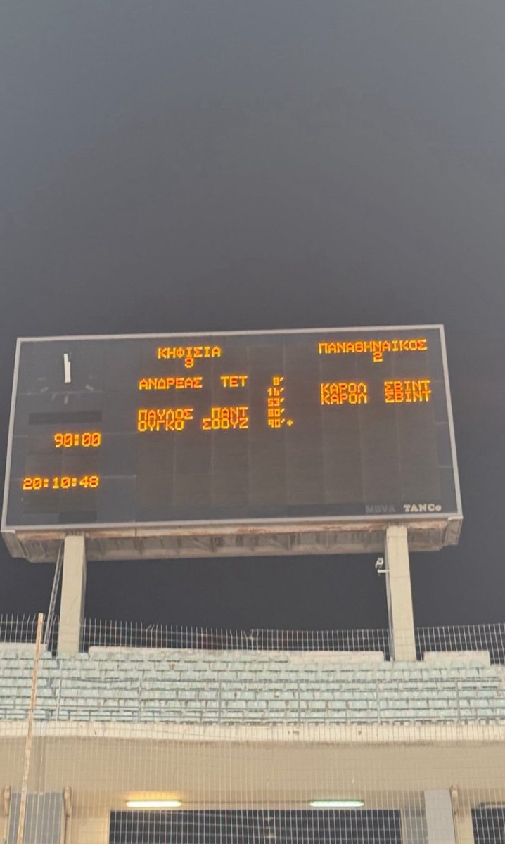 Μας πετάξατε μπουκάλια με νερό στο πρώτο γκολ και μας κάνατε μούσκεμα επειδή απλά τολμήσαμε να πανηγυρίσουμε

Βρίζατε χυδαία τον απλό κόσμο της Κηφισιάς που έκανε τόσα χιλιόμετρα για να δει την ομάδα της πόλης του

Στο τέλος φύγατε όπως αξίζει στις μικρές ομάδες 😘
#OlympiacosFC