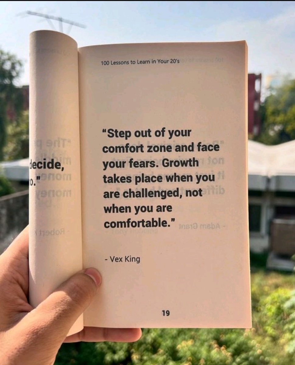 The comfort zone is a silent killer.

That real growth and progress happen when we leave our comfort zone and accept challenges.

Staying in comfort keeps us stagnant.