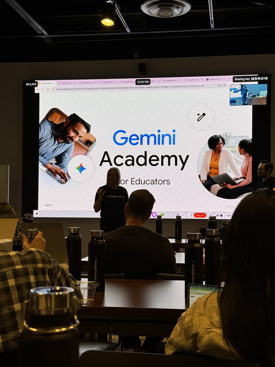 Attended a training of <a href="/GoogleAI/">Google AI</a> Google Gemini <a href="/nyuniversity/">New York University</a> for the faculty members.  Wow.  Completely blew away by the capabilities of #NotebookLM … no wonder no one uses ChatGPT anymore …