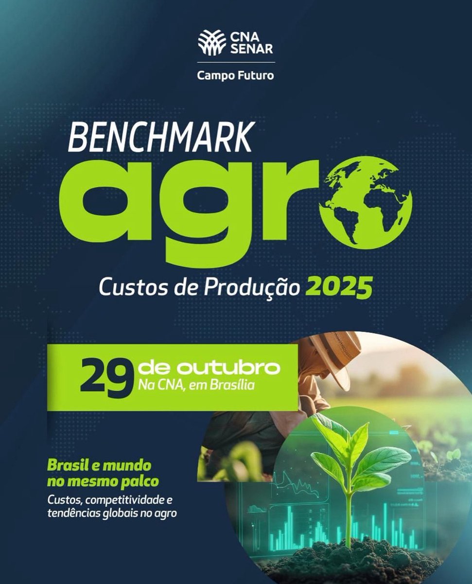 EnioFernandes's tweet photo. #sempretentandoentenderoagro Um evento atualíssimo. @SistemaCNA_eng trazendo informações de qualidade. Seja nosso convidado. https://t.co/Bj0tm4lMUl