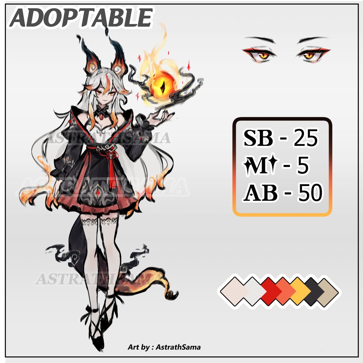 astrathastrath1's tweet photo. Adoptable Auction OPEN
SB : $25
min : $5
$ 120 or above :
( Full res + commercial Use +chibi bonus )
Rules :
Check 1st comment
#adoptables #adopts #characterdesign #adopt #kemonomimi #femaleadopt #vtubermodel #ocs #vtuber #ocs #auctioadopt #characterdesign https://t.co/4Vv3KQw2jM