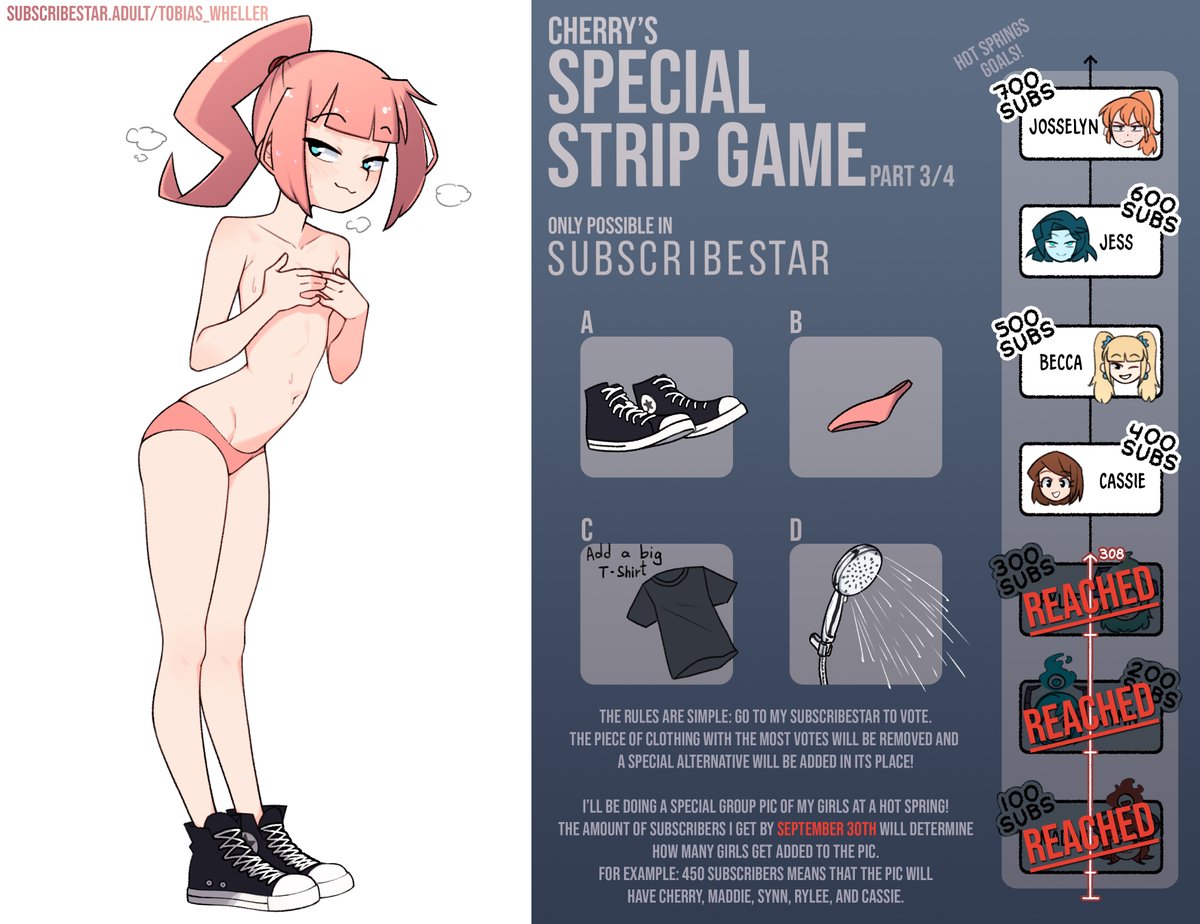 synn_house's tweet photo. Cherry Strip Game PART 3!
[We've reached 3 goals! That's pretty good, actually.] https://t.co/8g1QmJDZVv