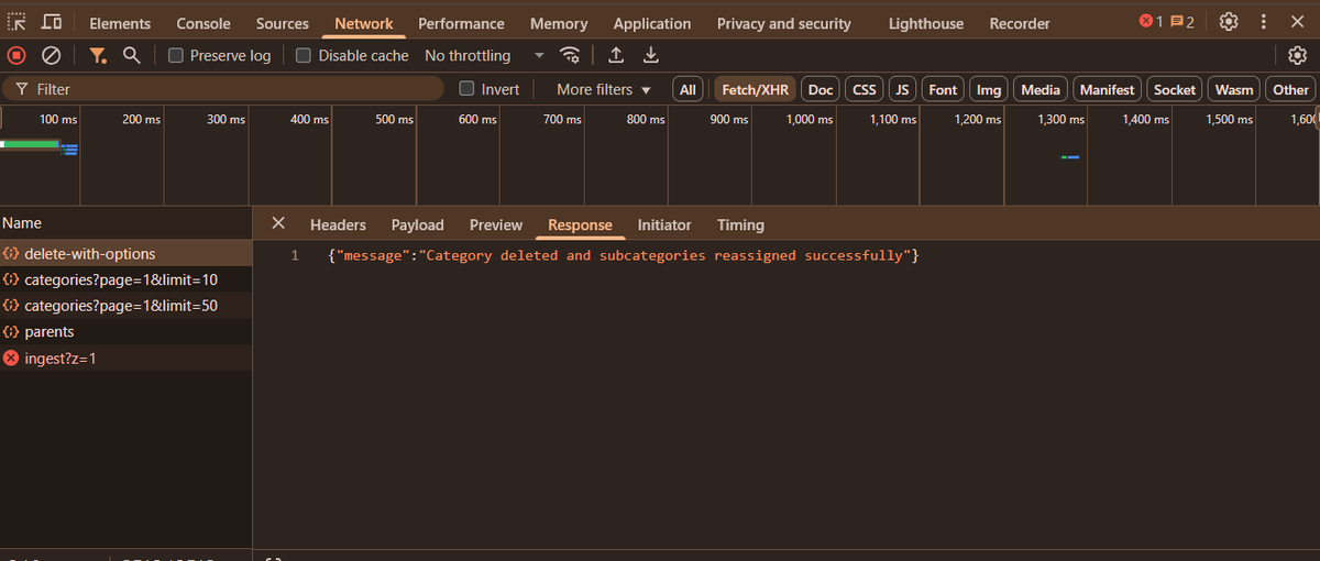 Finally integrated all the endpoints for the first page 😌