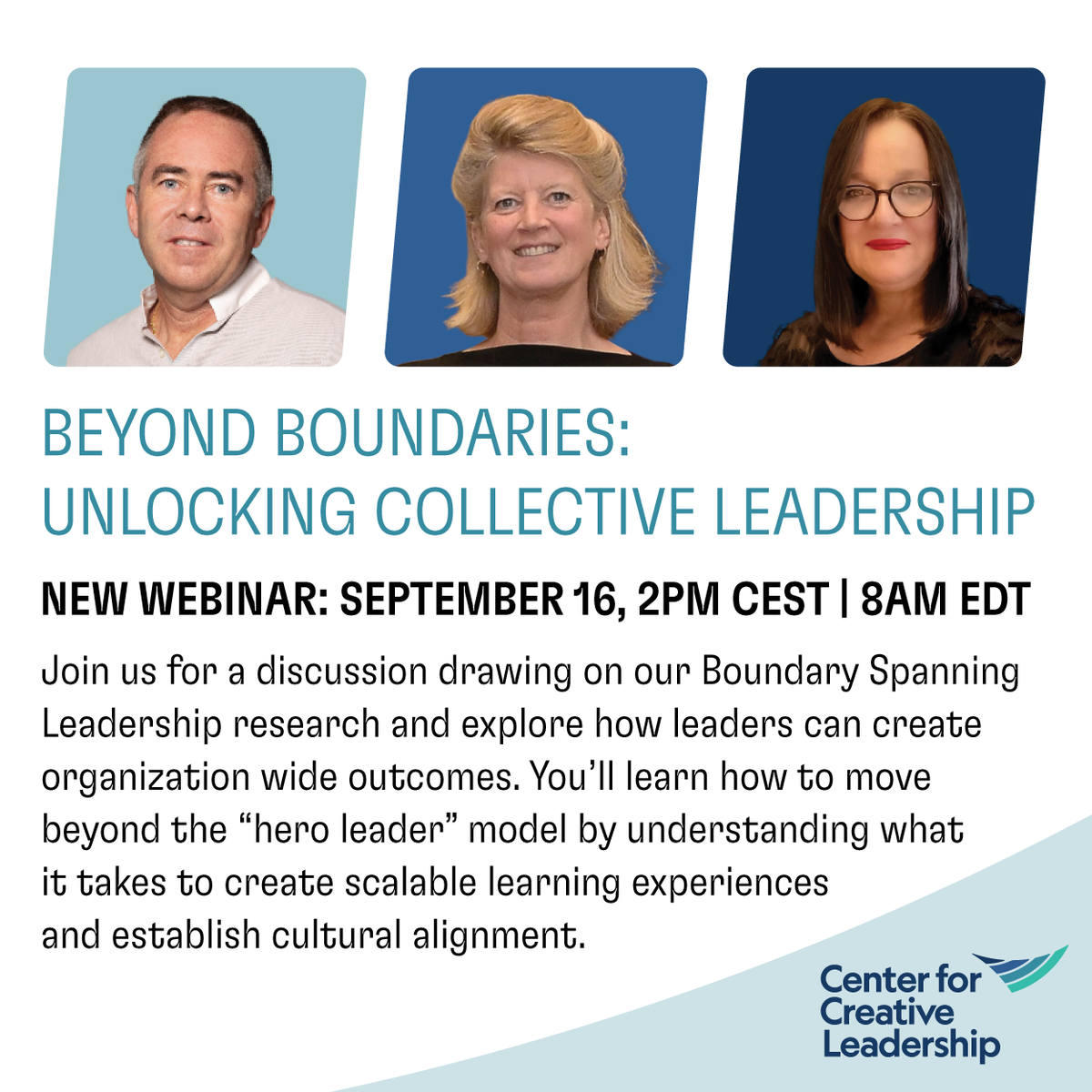 Don't miss our upcoming webinar in which we'll discuss how to span boundaries — within and across organizations — to foster collaboration and collective outcomes. Register here: bit.ly/4661Zeh