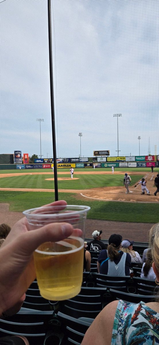 Thank you <a href="/GoSquirrels/">Richmond Flying Squirrels</a> for a fun night. Hats off to The Diamond for being such an integral part of my childhood. Gonna miss this ballpark!