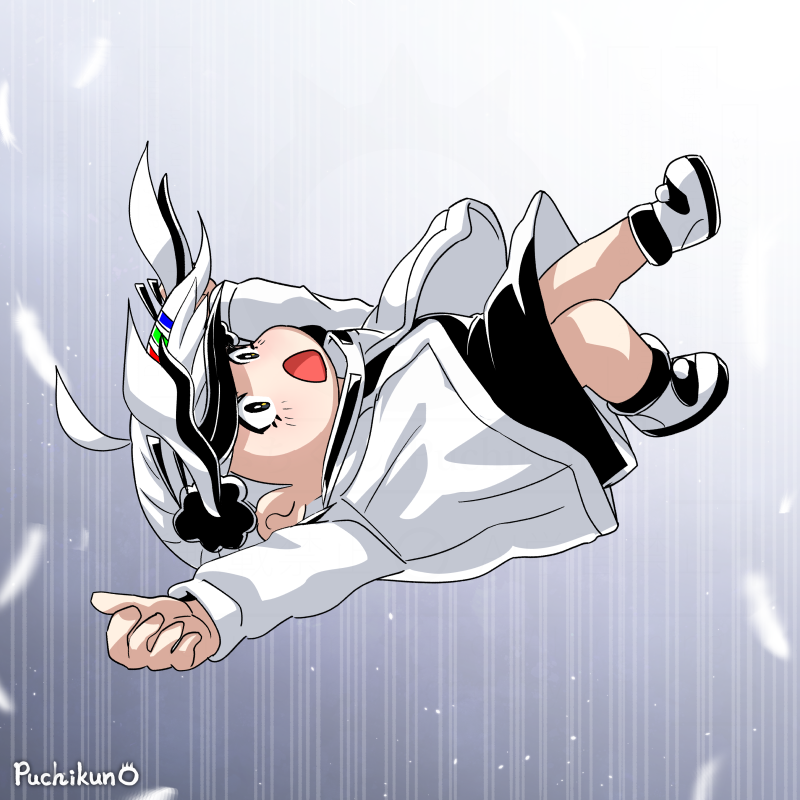 「おはモノチ 「落ちるっち～～～!」 #MonochiProject」|ぷちくん/puchikun（絵師）のイラスト