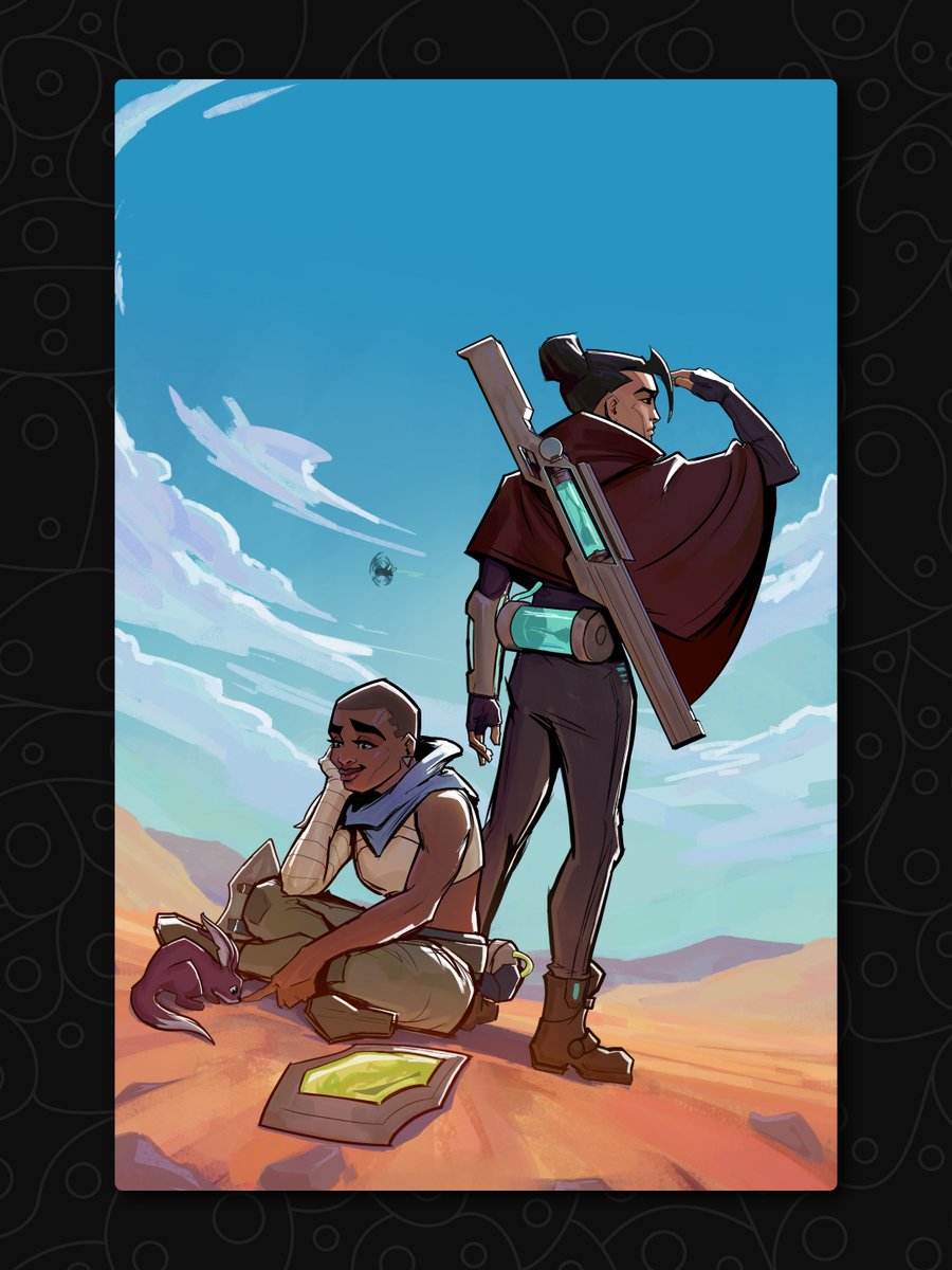 FantasmaColl's tweet photo. Drifter’s Legacy: Cover A Reveal
•
We're thrilled to reveal cover A of Drifter's Legacy issue #0, illustrated by the artist of Drifter's Legacy, Jackson Milano.

🔗 Link in thread https://t.co/61AgiqEKcl