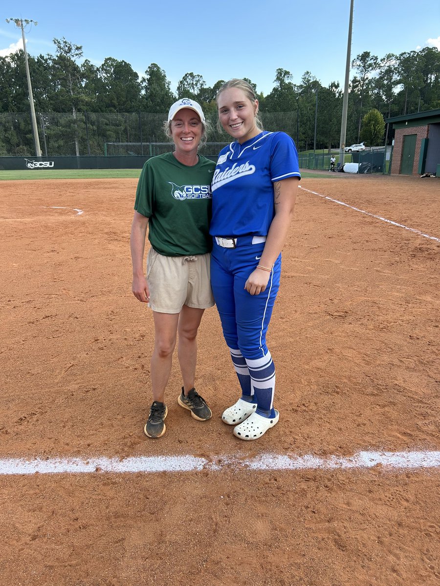 Another great camp at <a href="/GCSU_Softball/">GCSU_Softball</a> !! Thank you so much to the amazing coaches for hosting. Can’t wait to be back! <a href="/CoachJ34/">Brittany Johnson</a>