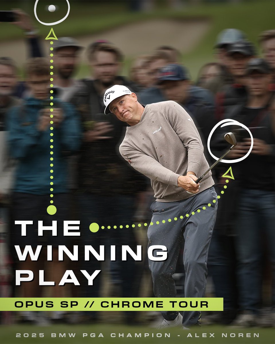 Callaway Golf (@callawaygolf) on Twitter photo In the biggest moments, when the pressure's on, you go with what you trust the most. <a href="/AlexNorenGolf/">AlexanderNoren</a> trusted his Opus SP wedges and Chrome Tour golf ball to get the job done in brutal conditions, in route to winning his second BMW PGA Championship. 🏆 In the biggest moments, when the pressure's on, you go with what you trust the most. <a href="/AlexNorenGolf/">AlexanderNoren</a> trusted his Opus SP wedges and Chrome Tour golf ball to get the job done in brutal conditions, in route to winning his second BMW PGA Championship. 🏆