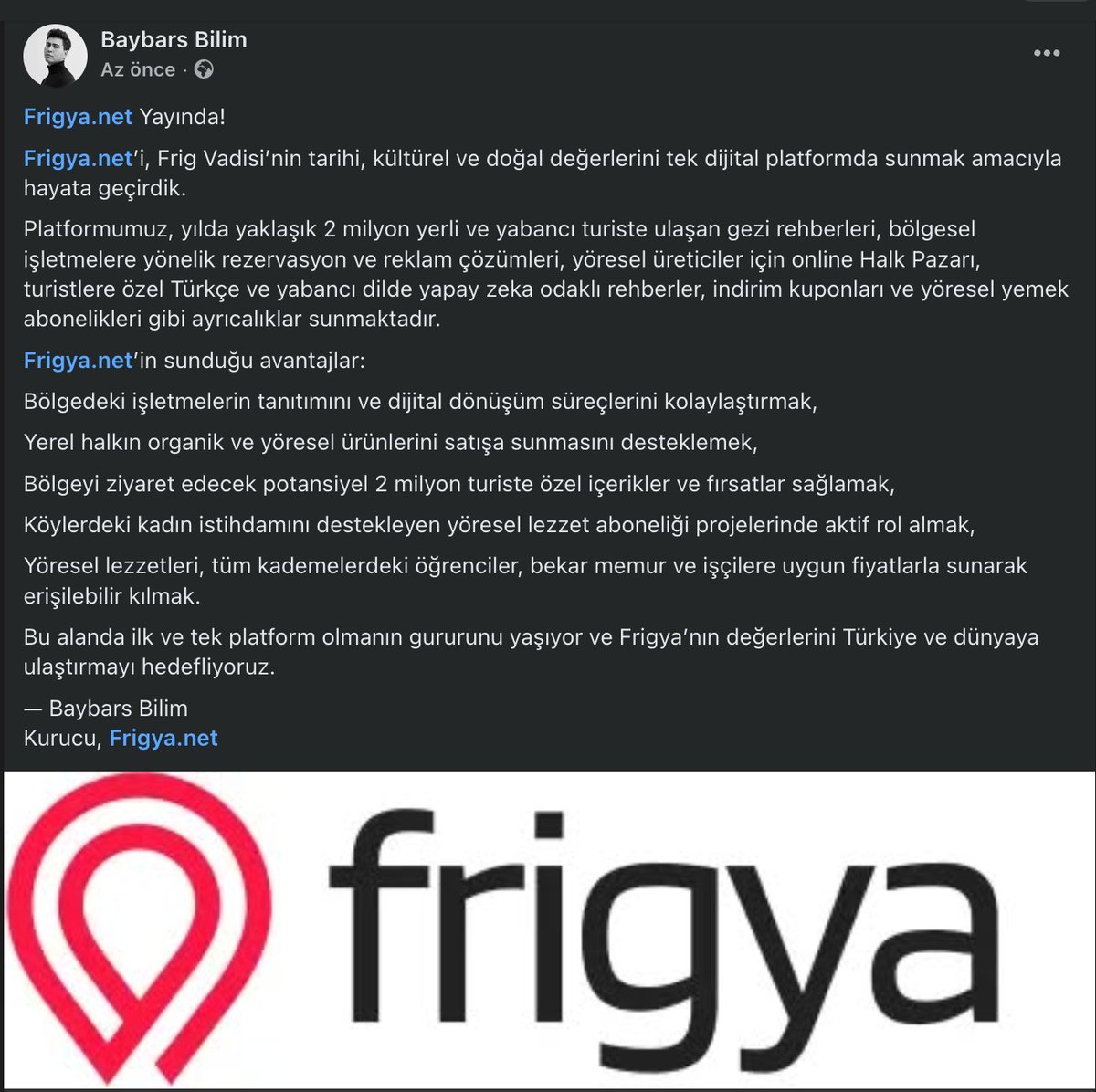 Frigya.net Yayında!

Frig Vadisi’nin tarihi, kültürel ve doğal değerlerini tek dijital platformda sunmak amacıyla hayata geçirdik.