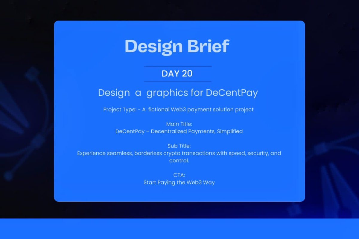 Ea57301939A's tweet image. Day 20 of #30daysweb3designchallenge 
Slowing we are getting there, it hasn&apos;t been easy but we must show up 
GN 😴