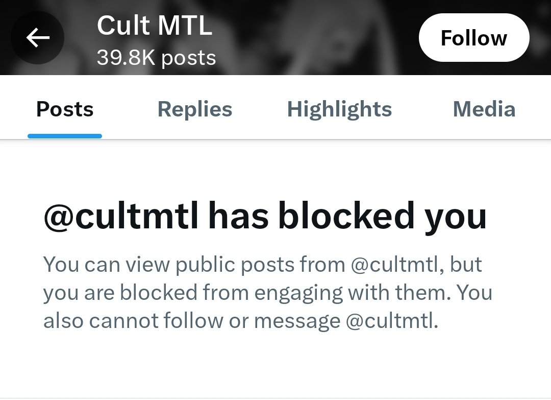 Got blocked by the Leftie dumpster CultMLT 😂

They don't like being fact checked and ratioed.
