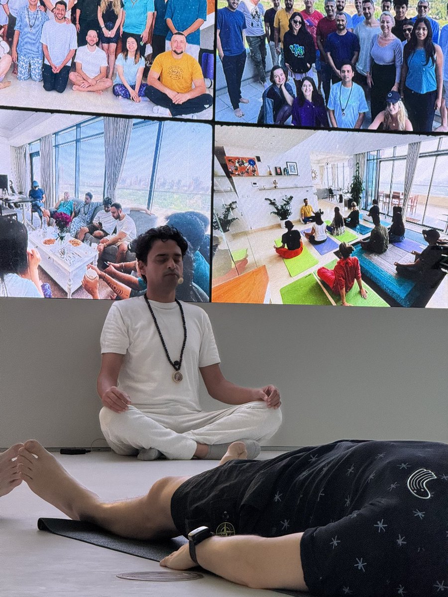 GauravDubeyLive's tweet photo. I can't thank Noah, @Daoshub  and the amazing participants enough for the success of today's Meditation and biohacking meetup. https://t.co/5z7hF3Ccdg