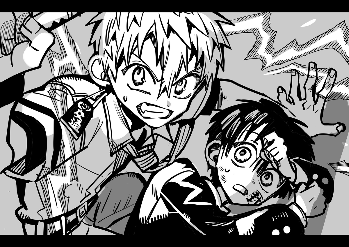 hanakoutwt's tweet photo. Kou protecting Hanako is my favorite thing https://t.co/9gQt9vWzsB