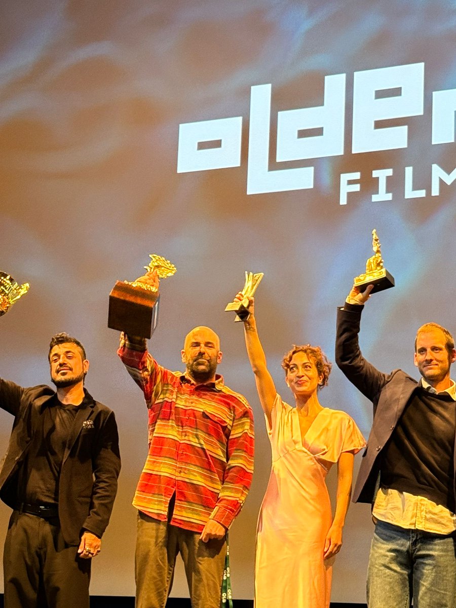 A huge congratulations to my brother-in-law director <a href="/VincentGrashaw/">Vincent Grashaw</a> (2nd from left) as his film “Keep Quiet” starring <a href="/LouDPhillips/">Lou Diamond Phillips</a> won the audience best film “spirit of cinema” award at Oldenburg Film Festival! His film “Bang Bang” starring Tim Blake Nelson is also currently