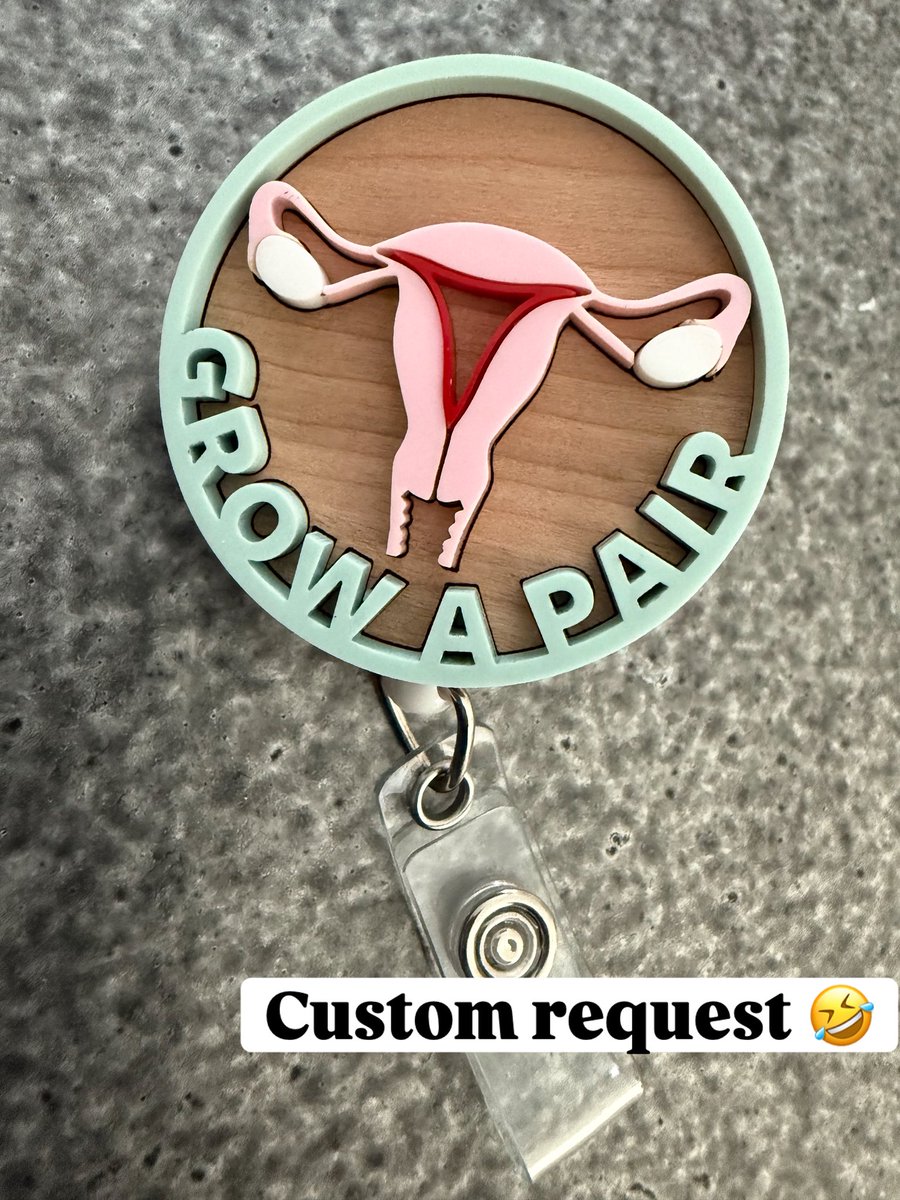 Sometimes I get custom requests…this one was pretty amusing (and it came out nicely lol).

#obgyntwitter #MedTwitter #gynecologist #growapair