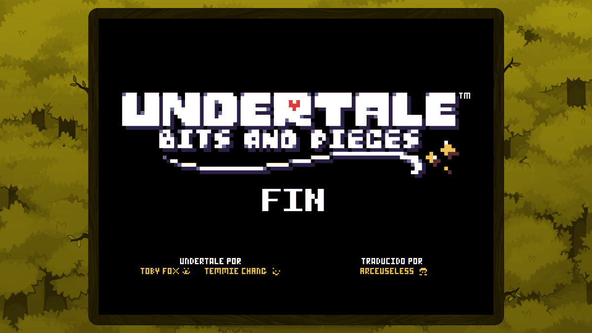 Feliz #undertale10thanniversary 
Estuve jugando Undertale Bits and Pieces para recordar este maravilloso juego <3