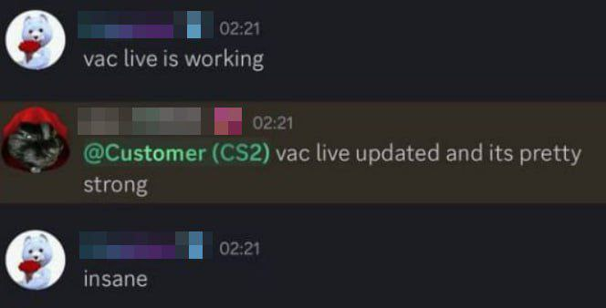 aniwispcom's tweet photo. ⚡️#Valve updated #VACLive in #CS2 — and almost all cheats crashed 🎮
⸺ #Discord cheaters whine that the software is dead
⸺ Regular players rejoice at fair rinks
🤖 The #AI system bans in real time
#CounterStrike #CounterStrike2 #VAC #Shooter #FPS #GamingNews #Games #hot #CS https://t.co/O4v4DGs4Z5
