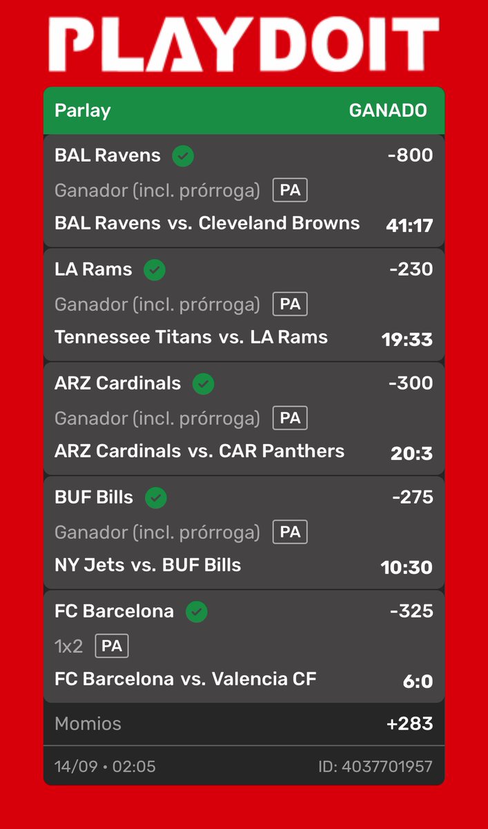 mijangoss31's tweet photo. Bendita NFL 📈 https://t.co/iqIMG9jx7H