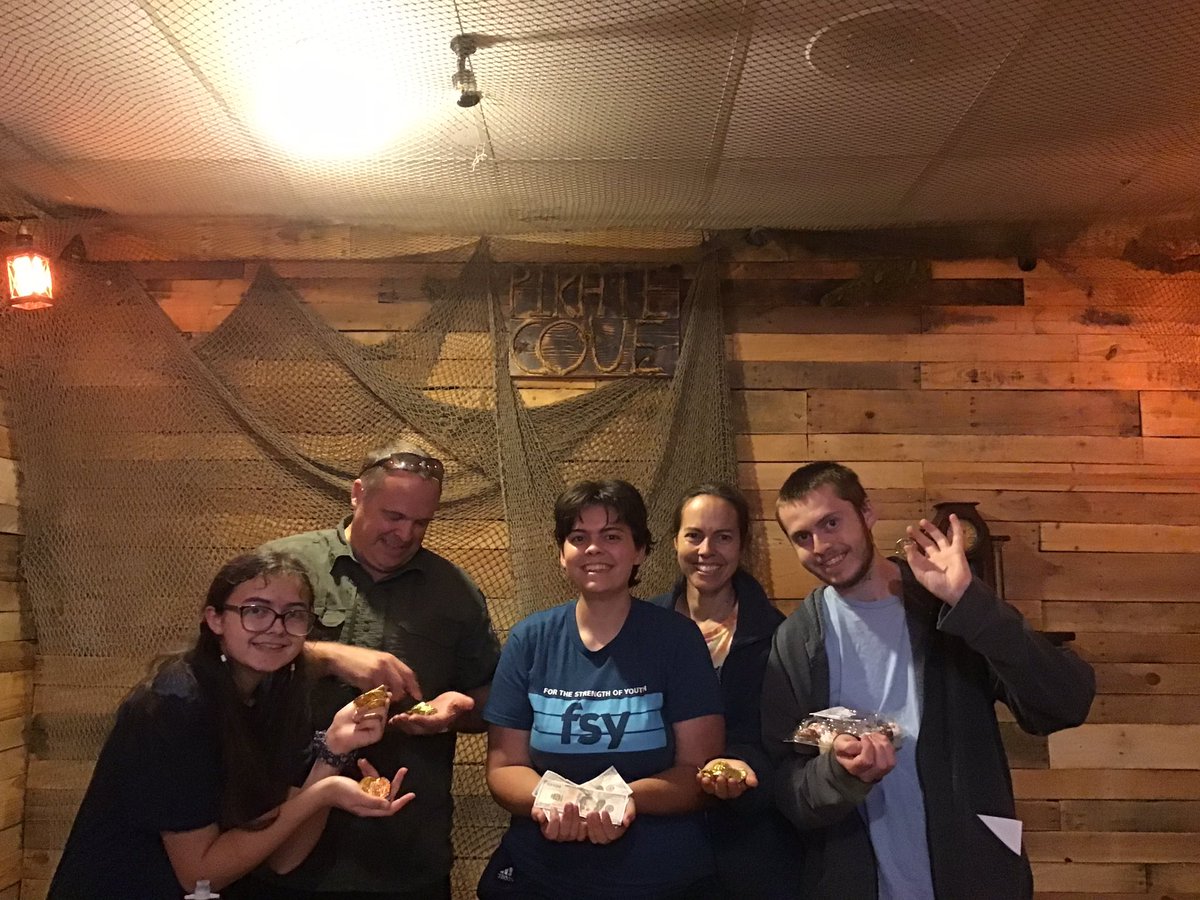 SolveItEscapeGa's tweet image. &quot;Land Pirates&quot; escaped Pirate Cove!

solveitescapegames #fun #grandjunction #escaperoom #mesacounty #westslopebestslope #thingstodoingj #visitgrandjunction  #teambuilding 
solveitescapegames.com