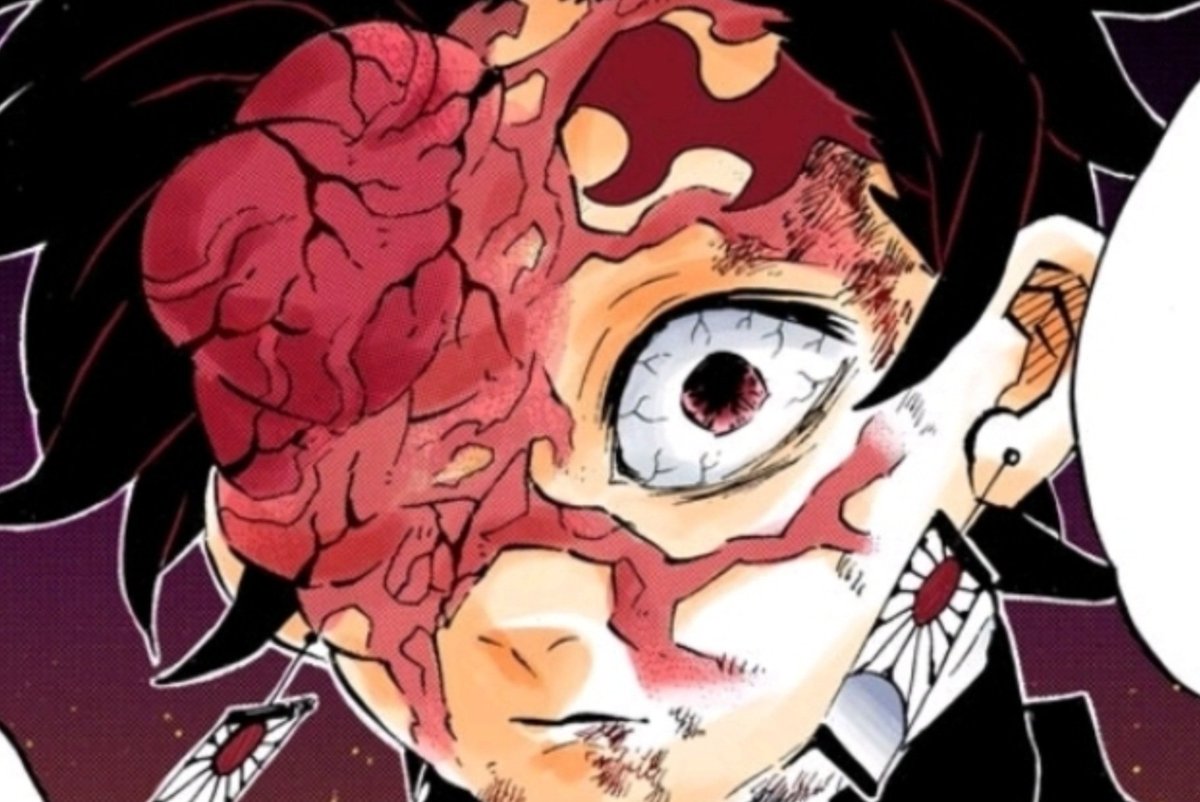 jtart2001's tweet photo. One dies smiling 
One wakes up empty 
#DemonSlayer https://t.co/4xbfOuIWPy