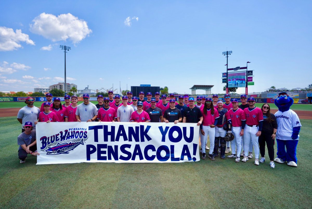 BlueWahoosBBall's tweet photo. 270,029 fans.

23 sellouts.

Countless memories.

A winning home record for the ninth year in a row.

Thank you, Pensacola! https://t.co/3R4GMEHz3E