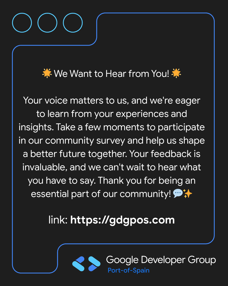 gdgpos's tweet photo. Take our community survey today at https://t.co/f488oe7WIa https://t.co/BIiFpvoHUh