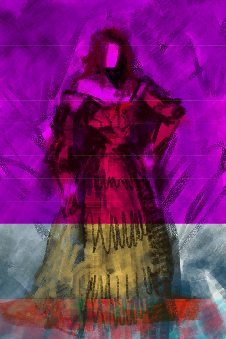 Dmitry_Brushray's tweet image. &quot;Natural&quot; #glitch #effect. #File was corrupted during defragmentation process but not damaged entirely. 
#sketch #digital art