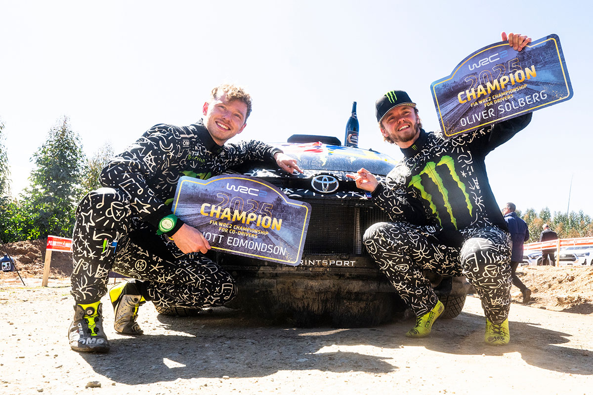 オリヴァー・ソルベルグ、ラリー・チリ・ビオビオで今季5勝目を飾って悲願のWRC2タイトル獲得！

#wrcjp wrc.rallyx.net