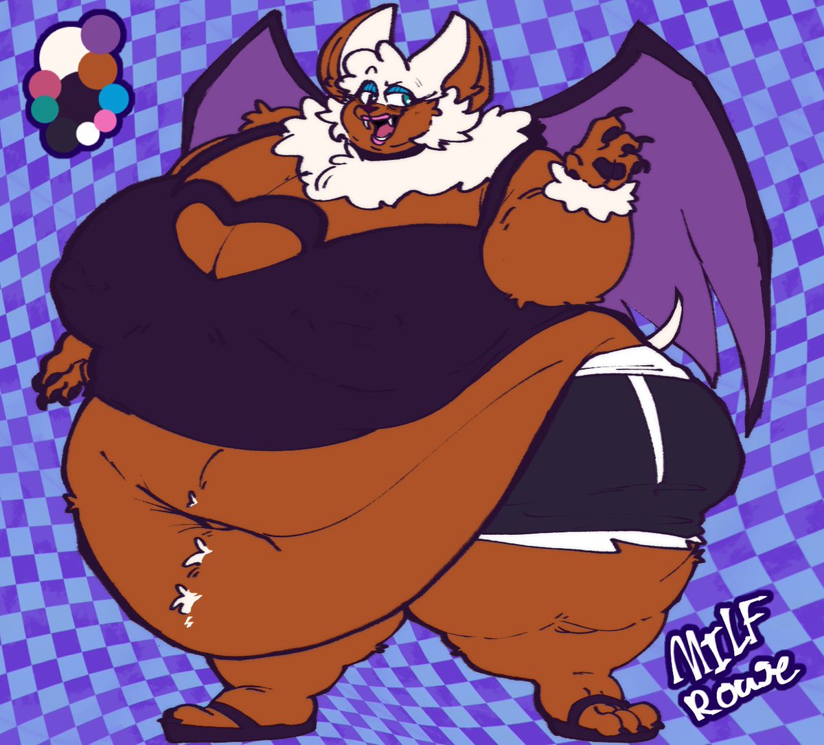 Rouge...but MILF because I had desires 🦇